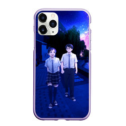 Чехол iPhone 11 Pro матовый Бессонница после школы Друзья, цвет: 3D-светло-сиреневый
