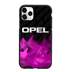 Чехол iPhone 11 Pro матовый Opel pro racing: символ сверху