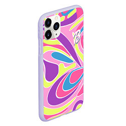 Чехол iPhone 11 Pro матовый Barbie Totally Hair - ретро костюм, цвет: 3D-светло-сиреневый — фото 2