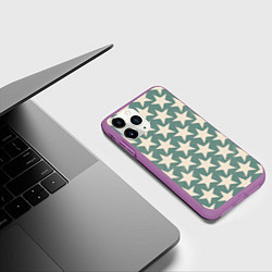 Чехол iPhone 11 Pro матовый Super star, цвет: 3D-фиолетовый — фото 2
