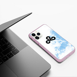 Чехол iPhone 11 Pro матовый Cloud9 Облачный, цвет: 3D-розовый — фото 2