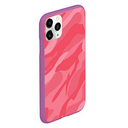 Чехол iPhone 11 Pro матовый Pink military, цвет: 3D-фиолетовый — фото 2