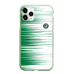 Чехол iPhone 11 Pro матовый Skoda sign Шкода