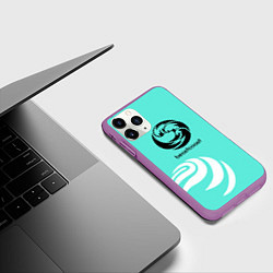 Чехол iPhone 11 Pro матовый Форма Beastcoast mint, цвет: 3D-фиолетовый — фото 2