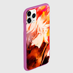 Чехол iPhone 11 Pro матовый Адский Рай Габимару, цвет: 3D-фиолетовый — фото 2