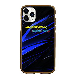 Чехол iPhone 11 Pro матовый Cyberpunk 2077 phantom liberty, цвет: 3D-коричневый