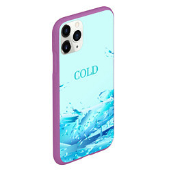 Чехол iPhone 11 Pro матовый Cold, цвет: 3D-фиолетовый — фото 2