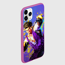 Чехол iPhone 11 Pro матовый Street Fighter 6: Luke, цвет: 3D-фиолетовый — фото 2