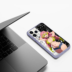 Чехол iPhone 11 Pro матовый Мицури Канроджи - Demon slayer, цвет: 3D-светло-сиреневый — фото 2