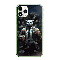 Чехол iPhone 11 Pro матовый Payday 3 animal mask, цвет: 3D-салатовый