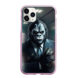 Чехол iPhone 11 Pro матовый Gorilla pay day 3, цвет: 3D-розовый
