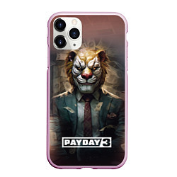 Чехол iPhone 11 Pro матовый Payday 3 lion, цвет: 3D-розовый