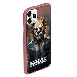 Чехол iPhone 11 Pro матовый Payday 3 lion, цвет: 3D-малиновый — фото 2