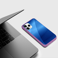 Чехол iPhone 11 Pro матовый Небесные цвета, цвет: 3D-фиолетовый — фото 2