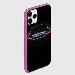 Чехол iPhone 11 Pro матовый BMW - red eyes, цвет: 3D-фиолетовый — фото 2