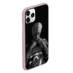 Чехол iPhone 11 Pro матовый Lil Peep in the dark, цвет: 3D-розовый — фото 2