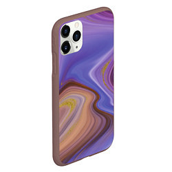 Чехол iPhone 11 Pro матовый Violet fantasy, цвет: 3D-коричневый — фото 2