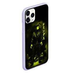 Чехол iPhone 11 Pro матовый Леммингс - Смертельная игра мёртвой горы, цвет: 3D-светло-сиреневый — фото 2