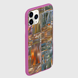Чехол iPhone 11 Pro матовый Космическая сталь, цвет: 3D-фиолетовый — фото 2