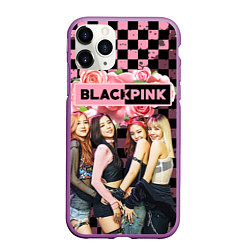 Чехол iPhone 11 Pro матовый Blackpink - girls, цвет: 3D-фиолетовый