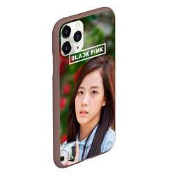 Чехол iPhone 11 Pro матовый Blackpink Jisoo, цвет: 3D-коричневый — фото 2