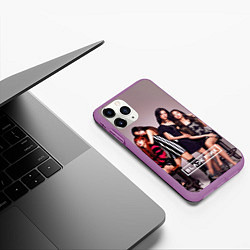 Чехол iPhone 11 Pro матовый Blackpink kpop, цвет: 3D-фиолетовый — фото 2