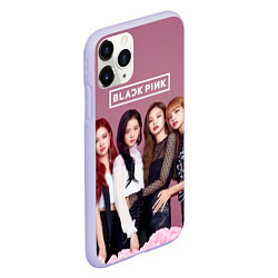 Чехол iPhone 11 Pro матовый Blackpink girls, цвет: 3D-светло-сиреневый — фото 2