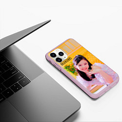 Чехол iPhone 11 Pro матовый Дженни Ким Блэкпинк, цвет: 3D-розовый — фото 2