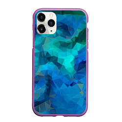 Чехол iPhone 11 Pro матовый Blue fantasy, цвет: 3D-фиолетовый