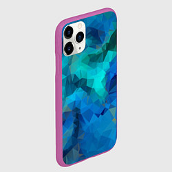 Чехол iPhone 11 Pro матовый Blue fantasy, цвет: 3D-фиолетовый — фото 2