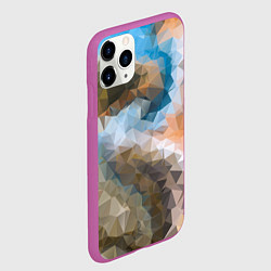 Чехол iPhone 11 Pro матовый Spirit pattern, цвет: 3D-фиолетовый — фото 2