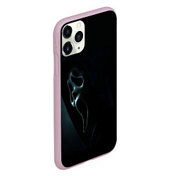 Чехол iPhone 11 Pro матовый Крик - маска, цвет: 3D-розовый — фото 2