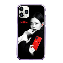 Чехол iPhone 11 Pro матовый Blackpink Jennie Smartphone, цвет: 3D-светло-сиреневый