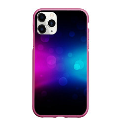 Чехол iPhone 11 Pro матовый Столкновение бликов, цвет: 3D-малиновый