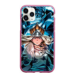 Чехол iPhone 11 Pro матовый The Priestess - Loop Hero, цвет: 3D-малиновый