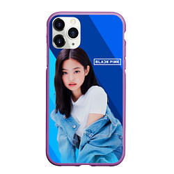 Чехол iPhone 11 Pro матовый Jennie kpop, цвет: 3D-фиолетовый