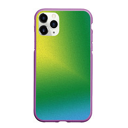 Чехол iPhone 11 Pro матовый Радужный градиент, цвет: 3D-фиолетовый