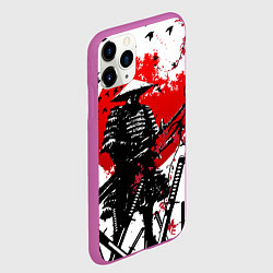 Чехол iPhone 11 Pro матовый Ronin armour, цвет: 3D-фиолетовый — фото 2