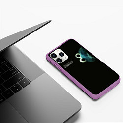 Чехол iPhone 11 Pro матовый Cookie Monster - Где печеньки, цвет: 3D-фиолетовый — фото 2