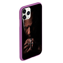 Чехол iPhone 11 Pro матовый Вин - форсаж, цвет: 3D-фиолетовый — фото 2