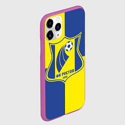 Чехол iPhone 11 Pro матовый Футбольный Клуб Ростов, цвет: 3D-фиолетовый — фото 2