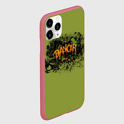 Чехол iPhone 11 Pro матовый Абстрактный фон dancer танцор, цвет: 3D-малиновый — фото 2