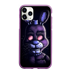 Чехол iPhone 11 Pro матовый Five Nights at Freddys Bonnie, цвет: 3D-фиолетовый