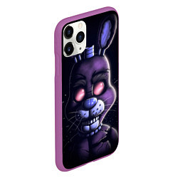 Чехол iPhone 11 Pro матовый Five Nights at Freddys Bonnie, цвет: 3D-фиолетовый — фото 2