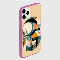 Чехол iPhone 11 Pro матовый Баухаус - Мысли ацтека, цвет: 3D-фиолетовый — фото 2