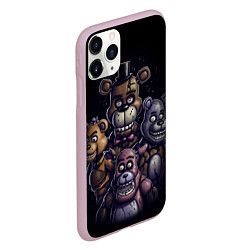 Чехол iPhone 11 Pro матовый Five Nights at Freddys, цвет: 3D-розовый — фото 2