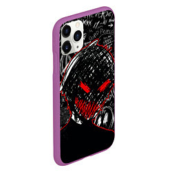 Чехол iPhone 11 Pro матовый Токийский гуль - Dead inside mood, цвет: 3D-фиолетовый — фото 2