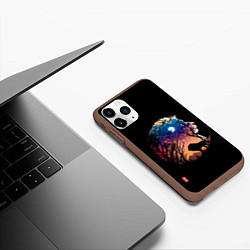 Чехол iPhone 11 Pro матовый Эфирная гордость, цвет: 3D-коричневый — фото 2
