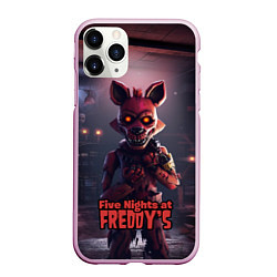 Чехол iPhone 11 Pro матовый Five Nights at Freddys Mangle, цвет: 3D-розовый