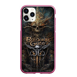 Чехол iPhone 11 Pro матовый Baldurs Gate 3, цвет: 3D-малиновый